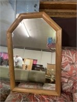 Oak Frame w/ Beveled Mirror