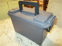 Plastic ammo storage box