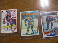 3 - OPee-Chee Gretzky cards