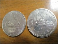 1975/1977 CDN $1 coins