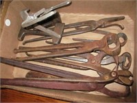 Box of blacksmith tools