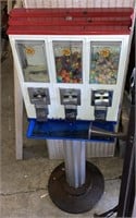 3 Section Candy Machine on Stand