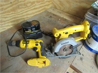 dewalt cordless saw & drill