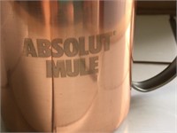 6 Copper Absolut Mule Mugs 6X$BID