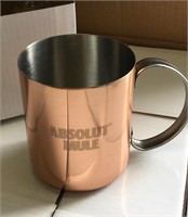 9 Copper Absolut Mule Mugs