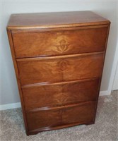*NOTE PICKUP DETAILS* 1940's Waterfall 4-Drawer