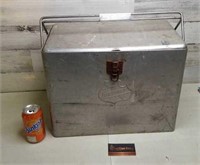 Vintage Aluminum Falstaff Cooler - Needs some