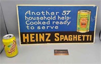 Vintage Heinz Spaghetti Ad - Cardboard
