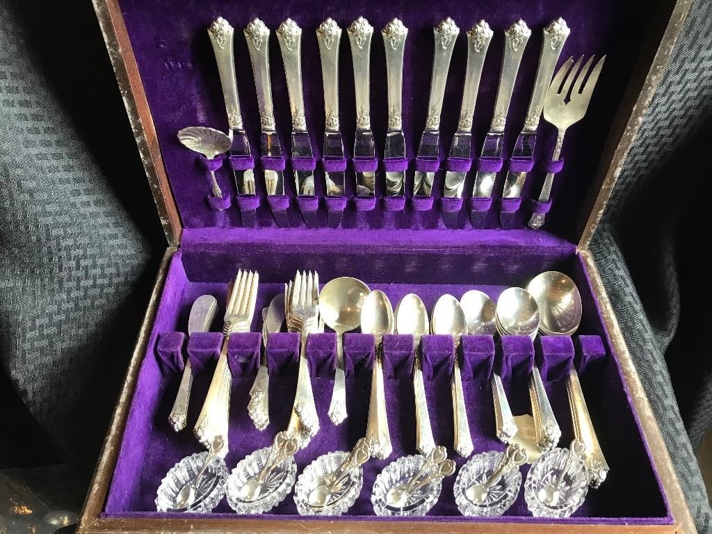 Hartman Auction Jewelry-Sterling Flatware-Coins