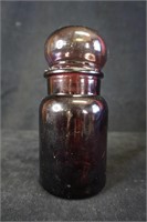 Vintage Amethyst Container with Lid