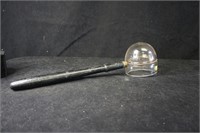 Vintage Glass Smelting Spoon