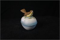 Vintage Trinket Container Bird on a Nest
