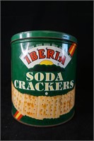 Iberta Soda Crackers Advertising Tin