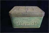 Vintage Wheat Heart Bread Box