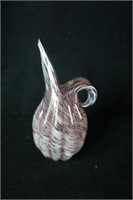 Vintage Art Glass Purple Vase