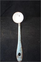 Blue with White Interior Enamel Dipper/Ladle
