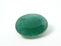 Certified 7.00Ct   Oval  Natural  Emerald