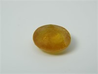 Certified 7.70Ct   Oval  Natural  Yellow Sapphire