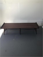 Mid Century Wood Coffee Table / Bench