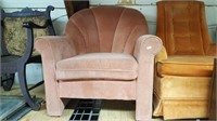 Mauve Upholstered Side Chair