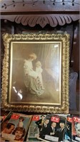Antique Mother & Daughter Framed Print