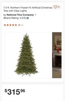 115 - CHRISTMAS 7.5 FT FRASIER FIR TREE IN BOX