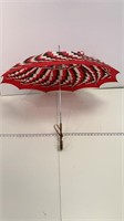 Red, White, & Brown Umbrella
