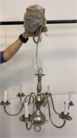 Quorum Silver chandelier