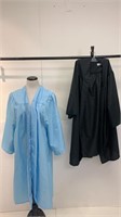 2 graduation gowns