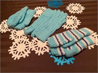 Hand-knitted GLOVES and MITTENS
