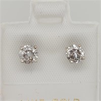 $3455 14K  Diamonds(1.05ct) Earrings
