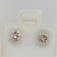 $2900 14K  Diamond(0.75Ct, I2-I3, H-I) Earrings