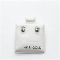 $800 14K  Diamond (0.45Ct,I2-I3,G-H) Earrings