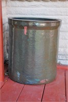 12-gal brown stoneware jar