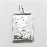 $50 Silver Chinese  Pendant