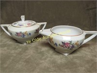 made Czechoslovakia 1930's Porcelain Sugar creamer