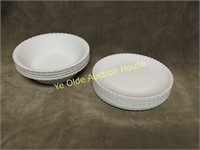 180 degrees White Plastic Melmac Plates & Bowls