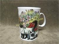 Dundoon English Bone China Cat Coffee Mug