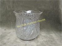 Victorian Pattern Glass Clear Sugar bowl no lid