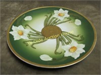 Art Nouveau Floral Design Hand Painted Plate