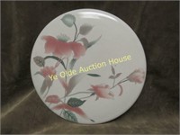 Mikasa Porcelain Silk Flowers design cake plate