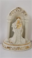 Virgin Mary Baby Jesus Statue 10"