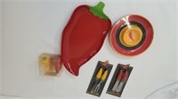 Chilli Pepper Condiment Set