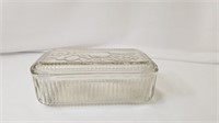 Glass Bread Loaf Pan w Lid