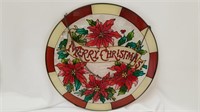 Stained Glass 'Merry Christmas' Wall Hanging