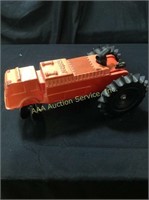 Red Melnor Lawn Tractor Sprinkler-Cast Iron