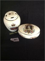 (2) Pieces of Queen Elizabeth China