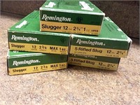 REMINGTON SLUGGER  12 GA., 2 3/4"  5 BOXES