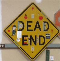 DEAD END SIGN 30" X 30"