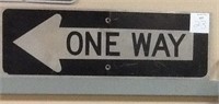 ONE WAY SIGN 36" X 12"